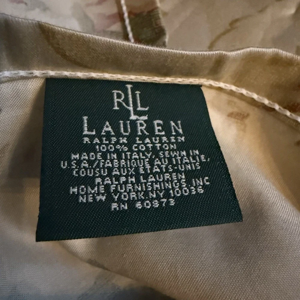 Vintage RALPH LAUREN 4 Pc. Curated King Sheet Set Guinevere/Sussex Gardens *READ